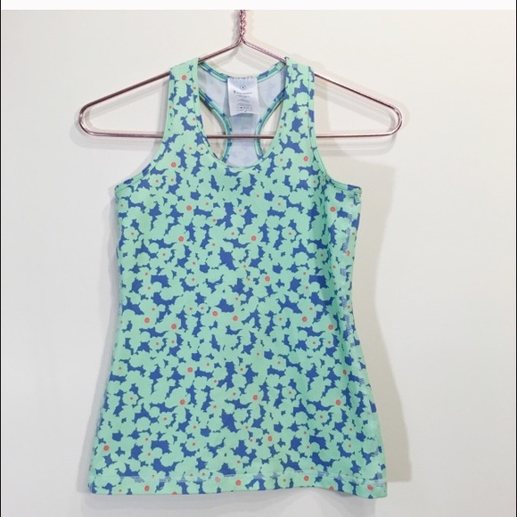 Ivivva Other - Ivivva Lululemon 8 RacerBack TankTop Floral Green